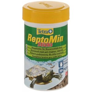 Сухой корм для рыб, рептилий, ракообразных Tetra ReptoMin Sticks, 100 мл, 22 г