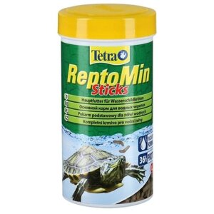 Сухой корм для рыб, рептилий, ракообразных Tetra ReptoMin Sticks, 250 мл, 60 г