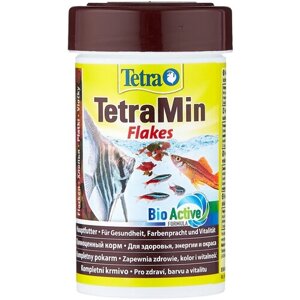 Сухой корм для рыб, рептилий, ракообразных Tetra TetraMin flakes, 100 мл, 20 г