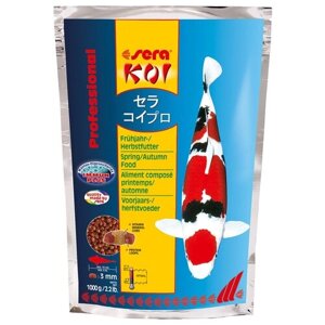 Сухой корм для рыб, рептилий Sera Koi Professional весна/осень, 1 кг