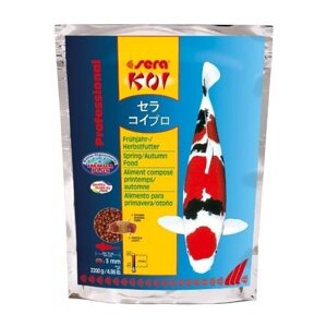 Сухой корм для рыб, рептилий Sera Koi Professional весна/осень, 4.86 л, 2.2 кг