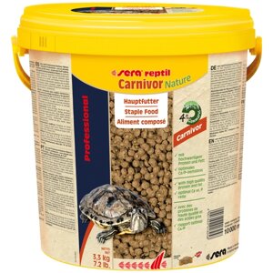 Сухой корм для рыб, рептилий Sera Reptil Professional Carnivor Nature, 10 л, 3.3 кг