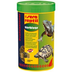 Сухой корм для рыб, рептилий Sera Reptil Professional Herbivor, 250 мл, 80 г