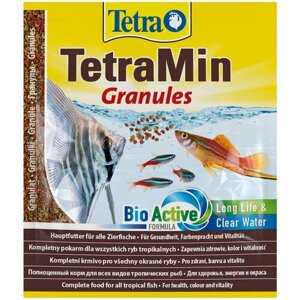 Сухой корм для рыб, рептилий Tetra TetraMin Granules, 250 мл, 15 г