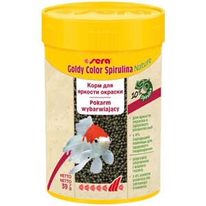 Сухой корм для рыб Sera Goldy Color Spirulina Nature, 100 мл, 39 г