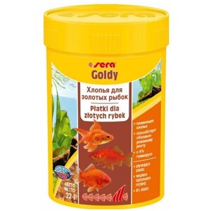 Сухой корм для рыб Sera Goldy для золотых рыб в хлопьях, 100 мл, 22 г
