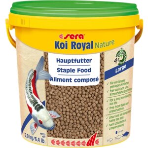 Сухой корм для рыб Sera Koi Royal ST Nature large, 10 л, 2.9 кг