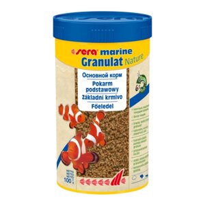 Сухой корм для рыб Sera Marine Granulat Nature, 250 мл, 100 г