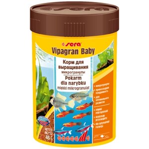 Сухой корм для рыб Sera Vipagran Baby в гранулах, 100 мл, 48 г
