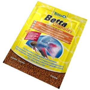 Сухой корм для рыб Tetra Betta Granules, 5 г2 шт. в уп.