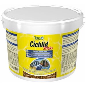 Сухой корм для рыб Tetra Cichlid Sticks, 3.6 л, 1.15 кг