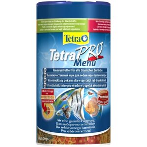 Сухой корм для рыб Tetra TetraPro Menu, 250 мл, 64 г