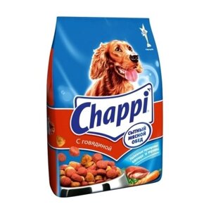 Сухой корм для собак Chappi говядина 1 уп. х 1 шт. х 2.5 кг