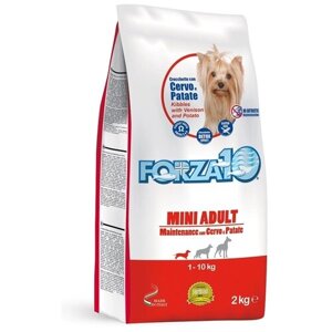 Сухой корм для собак Forza10 оленина, с картофелем 1 уп. х 1 шт. х 2 кг (для мелких и карликовых пород)