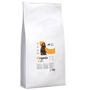 Сухой корм для собак ORGANIX при чувствительном пищеварении, курица 1 уп. х 1 шт. х 18 кг