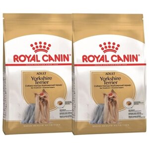 Сухой корм для собак Royal Canin породы Йоркширский терьер, для здоровья кожи и шерсти 1 уп. х 2 шт. х 7.5 кг