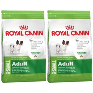 Сухой корм для собак Royal Canin X-Small Adult 1 уп. х 2 шт. х 3 кг (для мелких и карликовых пород)