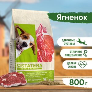 Сухой корм для собак STATERA ягненок 1 уп. х 1 шт. х 800 г (для крупных пород)