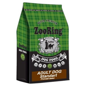 Сухой корм для собак ZooRing Standart, птица 1 уп. х 10 кг