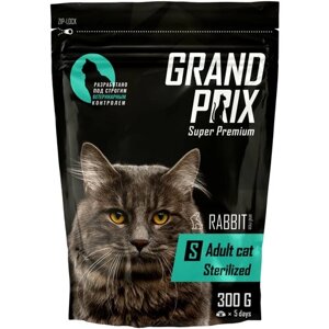 Сухой корм для стерилизованных кошек GRAND PRIX с кроликом 300 г