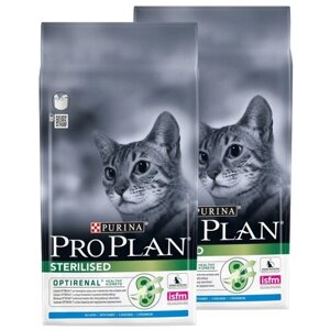 Сухой корм для стерилизованных кошек и кастрированных котов старше 1 года Pro Plan с кроликом 2 уп. х 2 шт. х 3 кг