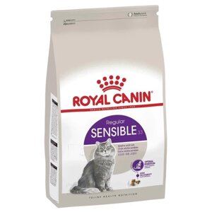Сухой корм Royal Canin Sensible 33 для взрослых кошек с чувствительной пищеварительной системой, сбалансированный, 400г