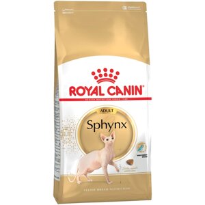 Сухой корм Royal Canin Sphynx для взрослых кошек породы сфинкс старше 12 месяцев, 0,4 кг