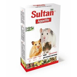 Sultan BIO appetite premium полнорационный корм для мелких грызунов ,550 г