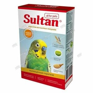 Султан корм для волнистых попугаев Полноценная трапеза 500 гр (14) 0504 - в заказе 1 штука