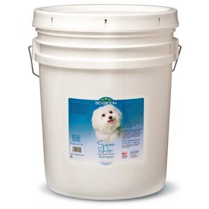 Super White шампунь для собак белого и светлых окрасов 19 л (5 Gallon)