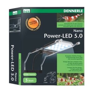 Светильник обычный лампа светодиодная Dennerle Nano Power-LED (DEN5710) , 500 люмен , 5 Вт , 265 мм , белый