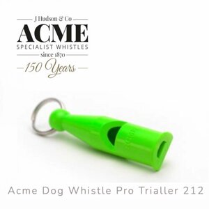 Свисток для дрессировки собак Acme 212 Dog Whistle Pro Trialler зелёный