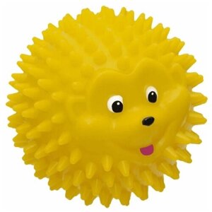 Tappi - Игрушка "Мю" для собак мяч - ежик, желтый, 8см 85ор54