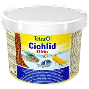 TETRA CICHLID STICKS корм палочки для всех видов цихлид (10 л х 4 шт)