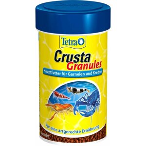 TETRA CRUSTA GRANULES корм гранулы для креветок и раков (100 мл х 6 шт)
