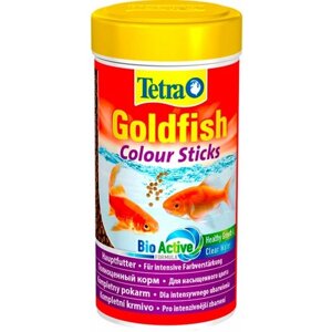 TETRA GOLDFISH COLOUR STICKS корм гранулы для золотых рыбок для усиления окраски (250 мл х 2 шт)