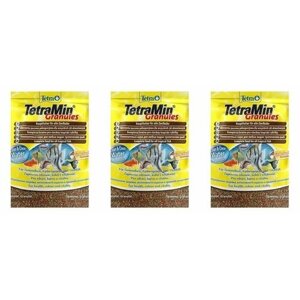 Tetra Корм для декоративных рыб TetraMin Granules, гранулы, 15 г, 3 уп