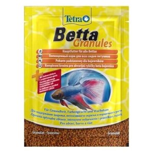 Tetra (корма) Корм для бойцовых рыб и других видов лабиринтовых гранулы Betta Granules 193680 0,005 кг 36362 (2 шт)