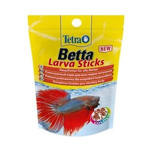 Tetra (корма) Корм для бойцовых рыб и других видов лабиринтовых имитация мотыля Tetra Betta Larva Sticks 259317 | Betta Larva Sticks 0,005 кг 44830 (9 шт)