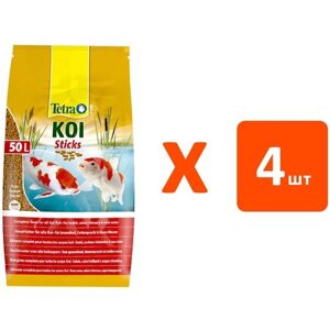 TETRA POND KOI STICKS корм гранулы для прудовых рыб (50 л х 4 шт)