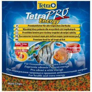 TETRA PRO ENERGY корм чипсы для всех видов рыб для дополнительной энергии (12 гр х 10 шт)