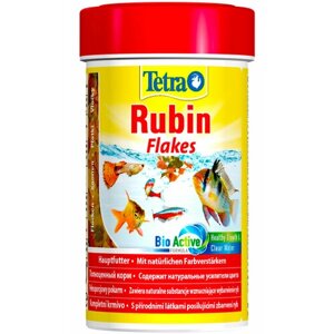 TETRA RUBIN FLAKES корм хлопья для рыб для усиления окраски (100 мл х 12 шт)