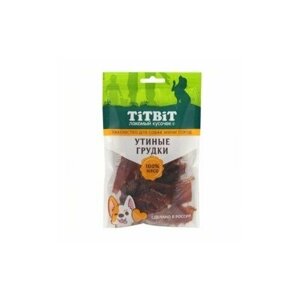 TiTBiT Для собак мини пород Утиные грудки 0,07 кг 61053 (2 шт)
