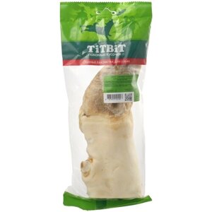 Titbit Нога говяжья резаная - мягкая упаковка лакомство для собак 312 гр (2 шт)
