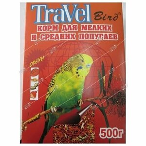 ТреВел корм для мелких и средних попугаев Орехи 0,5 кг (21) - в заказе 1 штука