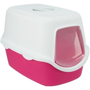 Туалет-домик Vico, 40 х 40 х 56 см, розовый/белый, Trixie (лоток для животных, 40277)
