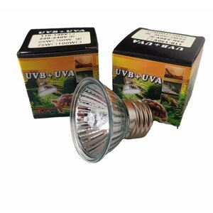 Ультрафиолетовая лампа UVA+UV для рептилий 50w