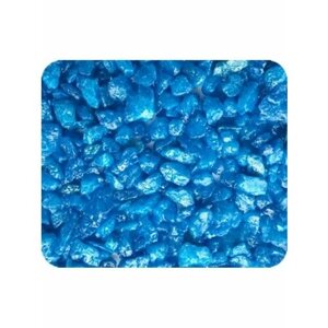 УЮТ Грунт Мраморная крошка синий средний 5-10 мм, 2 кг