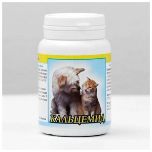 Витамины "Кальцемид" для кошек и собак, 80 таб (2 шт)