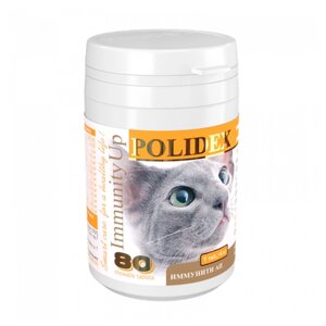 Витамины Polidex Immunity Up (Иммунити Ап) для кошек, 80 шт.